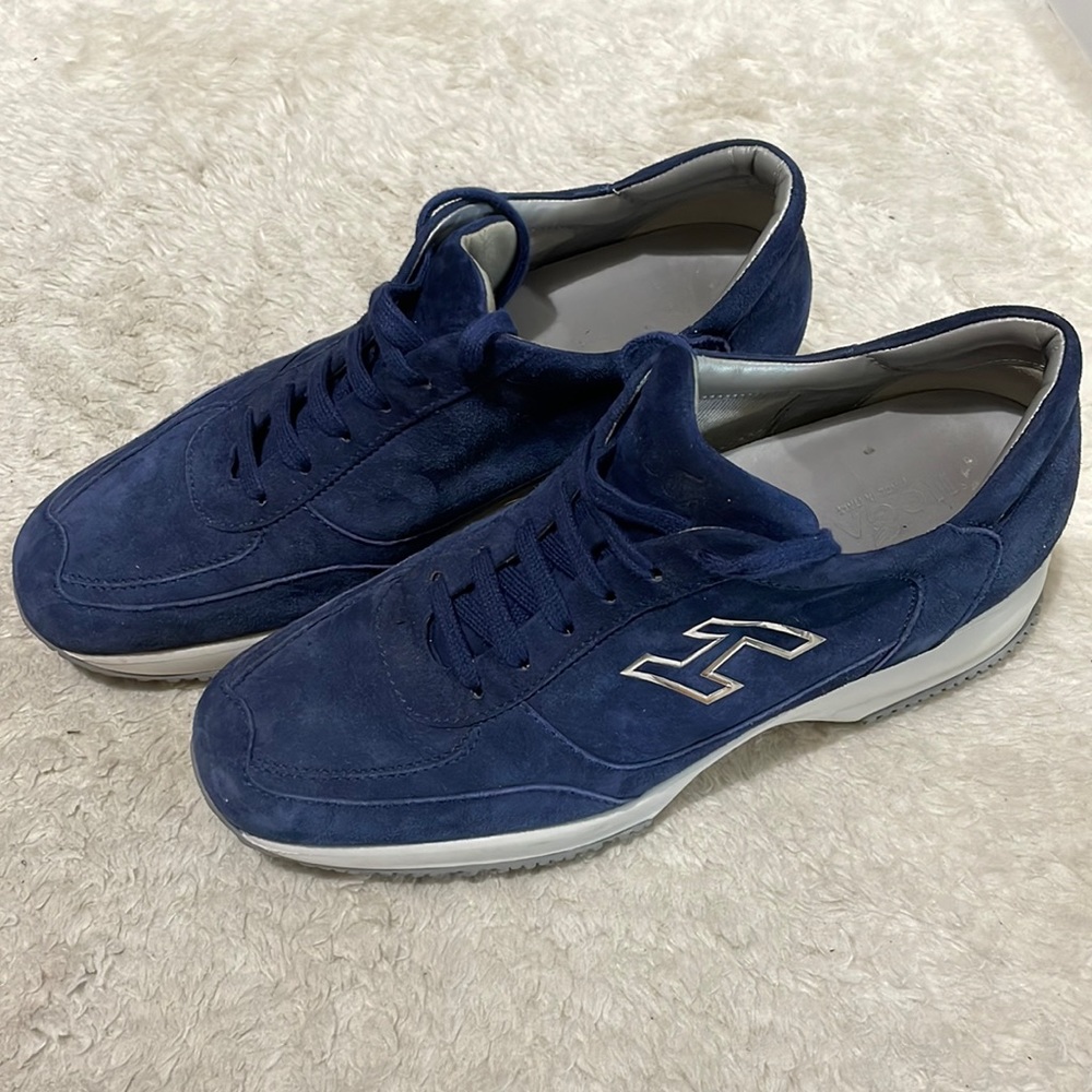 Hogan blue sneakers